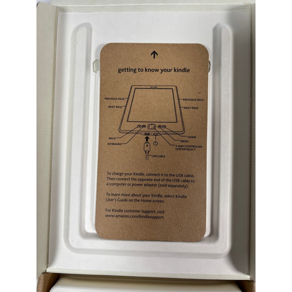 Amazon Kindle 4th Gen 6in E-Reader Wi-Fi Graphite D01100 Special Offers Boxed - Picture 9 of 12